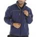 Click Workwear Soft Shell Jacket Water Resistant Windproof 2XL Navy Ref SSJNXXL *Approx 3 Day Leadtime*