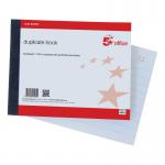 5 Star Office Duplicate Book with Carbon Ruled Indexed and Perforated 100 Sets 105x130mm 942555