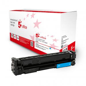 Office Remanufactured Toner Cartridge Page Life Cyan 1300pp HP 203A