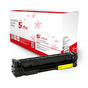 Office Remanufactured Toner Cartridge Page Life Yellow 1300pp HP 203A