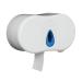 5 Star Facilities Cordless Twin Micro Toilet Roll Dispenser W350xD155xH350mm