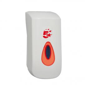 5 Star Facilities Large Foam Soap Dispenser W115xD115xH250mm 0.9 Litre 943432