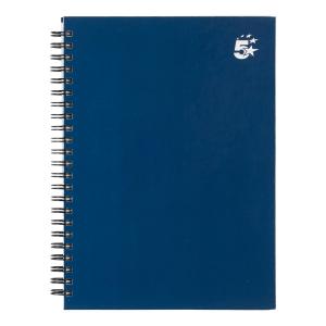 Office FSC Twinbound Hardback A5 140Pg Indigo Ref 943458 Pack 5 943458
