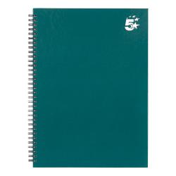 Cheap Stationery Supply of 5 Star Office Twinbound Hardback A4 140Pg Teal 943474 Pack of 5 943474 Office Statationery