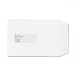 Cheap Stationery Supply of Croxley Script (C5) Peel and Seal Pocket Window Envelopes 100g/m2 (White) Pack of 500 Envelopes A22416 Office Statationery