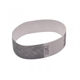 Announce Wrist Band 19mm Silver (Pack of 1000) AA01838 AA01838