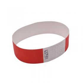 Announce Wrist Bands 19mm Warm Red (1000 Pack) AA01839 AA01839