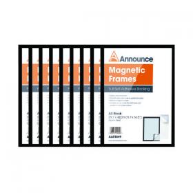 Announce Magnetic Frame A3 Black (Pack of 10) AA01851 AA01851