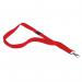 Announce Textile Badge Necklace Red (Pack of 10) AA03629 AA03629
