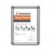 Announce by 5 Star A4 Snap Frame 25mm Chrome Effect Crnr AA10249 AA10202