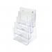 Announce by 5 Star 4 Tier Literature Holder A4 Portrait AA10439 AA10439