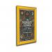 Announce by 5 Star 25mm Snap Frame A4 Mitred Crnr Gold Frame AA10591 AA10591