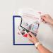 Announce Frame Solo A4 Magnetic Stripes Blue (Pack of 5) AA50008 AA50008