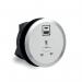 In Desk Power Module 1xUK Socket 1xUSB A+C PD 35W Charger White 20000017 ABL96001