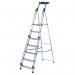 Werner Blue Seal Stepladder 7 Tread Professional Aluminium 7050718 ABR10507