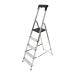 Werner Aluminium High Handrail 5 Tread Step Ladder 7410518