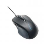 Kensington Pro Fit Wired Full Size Right Handed Mouse Black K72369EU AC30505