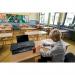 UVStand Monitor Stand with UV Sanitisation Compartment 598 x 295 x 126mm Black K55100WW AC55100
