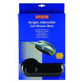 Kensington Height Adjustable Gel Mouse Mat Black 57711 AC57711