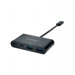 Kensington CH1000 USB-C 4 Port Hub Black K39124EU AC59153