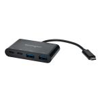 Kensington CH1000 USB-A/USB-C 4-Port Hub Plug and Play K39124EU AC59153