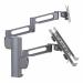 Kensington SmartFit Dual Monitor Arm Silver K60900US AC60900