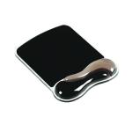 Kensington Duo Gel Wave Mouse Mat with Wristrest Grey/Black 62399 AC62399