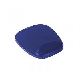 Kensington Foam Mouse Mat with Cushioned Wristrest Blue 64271 AC64271