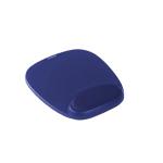 Kensington Foam Mouse Mat with Cushioned Wristrest Blue 64271 AC64271