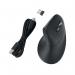 Kensington Pro Fit Ergo MY630 EQ Vertical Wireless Rechargeable Mouse Black K72482WW AC72482