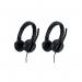 Kensington H1000 USB-C On-Ear Headband Wired Headset Black K83450WW AC83450