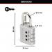 Master Lock Aluminium Combination Padlock 30mm 630EURD AC93196