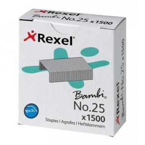 Click to view product details and reviews for Rexel Bambi No25 4mm Staples Box 1500 Outer Carton Of 20 05020.