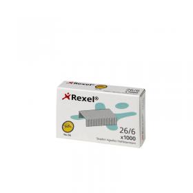 Rexel No.56 Staples 6mm 266 (Pack 1000) - Outer carton of 20 06131