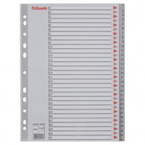 Esselte Index, PP, A4 - Outer carton of 10 100108