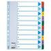 Esselte Mylar 1-10 Part Dividers A4 - Multi-Coloured - Outer carton of 10 100161