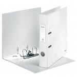 Leitz WOW Spine Lever Arch File A4 50mm - Pearl White - Outer carton of 10 10060001