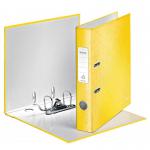 Leitz 180° WOW Laminated Lever Arch File. 50 mm. A4. Yellow. - Outer carton of 10 10060016