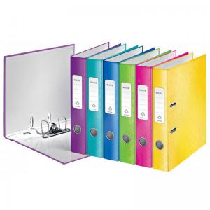 Leitz WOW Lever Arch File A4 50mm - Assorted Colours - Outer carton of