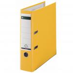 Leitz 180° Lever Arch File Polypropylene A4 80mm Yellow - Outer carton of 10 10101015