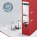 Leitz 180° Lever Arch File Polypropylene A4 80mm Red - Outer carton of 10 10101025