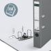 Leitz 180° Lever Arch File Plastic A4 50mm Grey - Outer carton of 10 10151085