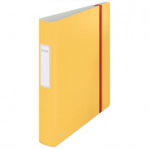 Leitz 180 Active Cosy Lever Arch File A4, 50mm width, Warm Yellow -