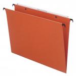 Esselte Orgarex Suspension File V-Base 15mm Capacity Foolscap Orange (Pack 50) 10402