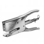 In this image, we see a chrome-plated packaging plier from ACCO Brands, specifically the Rapid K1 model. The stapler has a 55mm stapling depth and features the signature ACCO Brands logo. The sleek chrome finish adds a touch of professionalism to this sturdy stapler.