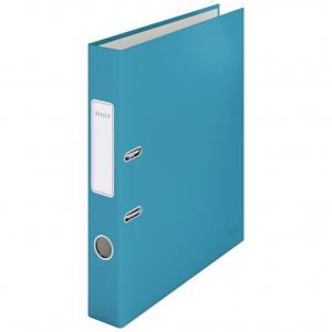 Leitz 180 Cosy Lever Arch File Soft Touch A4, 50mm width, Calm Blue -