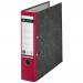 Leitz 180° Lever Arch File Classic Marbled. A4, 80 mm. Red. - Outer carton of 10 10801025