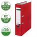 Leitz 180° Plastic Lever Arch File Foolscap 80 mm - Red - Outer carton of 10 11101025