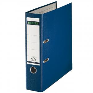 Leitz 180 Plastic Lever Arch File Foolscap 80 mm - Blue - Outer carton