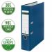 Leitz 180° Plastic Lever Arch File Foolscap 80 mm - Blue - Outer carton of 10 11101035
